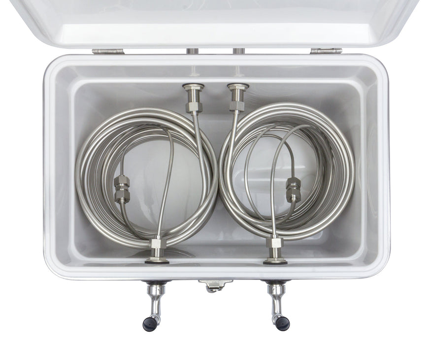 50 Liter Dual Tap Stainless Steel Jockey Box