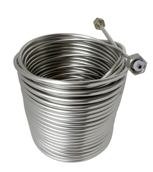 Jockey Box Stainless Steel Cooling Coil, Right Hand, 120' x 3/8" O.D.