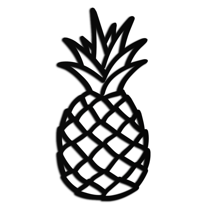 Pineapple Metal Wall Art - Tropical Geometric Home Decor- KAF171