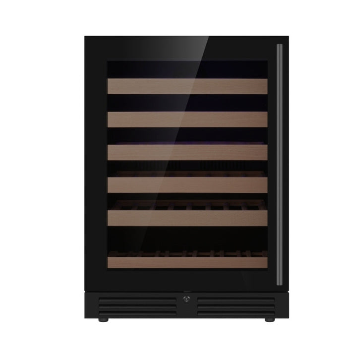 24-Inch Under-Counter Single Zone Wine Cooler with Low-E Glass Door