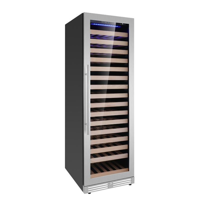 Upright Single Zone Large Wine Cooler with Low-E Glass Door