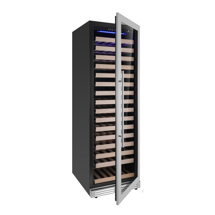 Upright Single Zone Large Wine Cooler with Low-E Glass Door