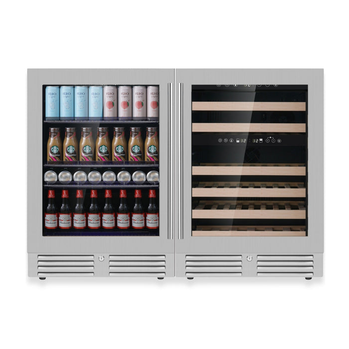 48-Inch Triple-Zone Wine & Beverage Center