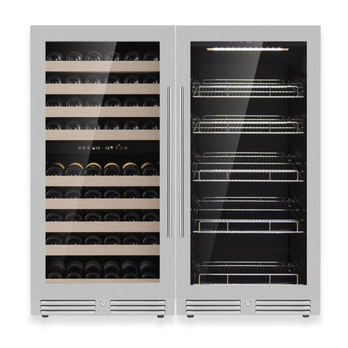 47-Inch Upright Triple-Zone Wine & Beverage Center