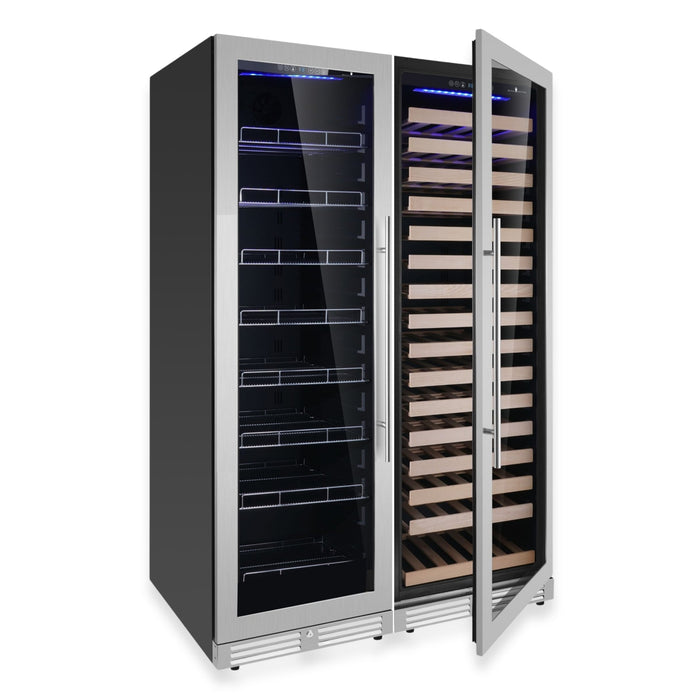 72-Inch Upright Dual-Zone Wine & Beverage Center