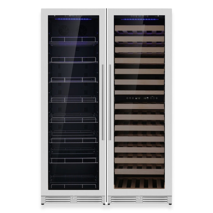 72-Inch Upright Triple-Zone Wine & Beverage Center