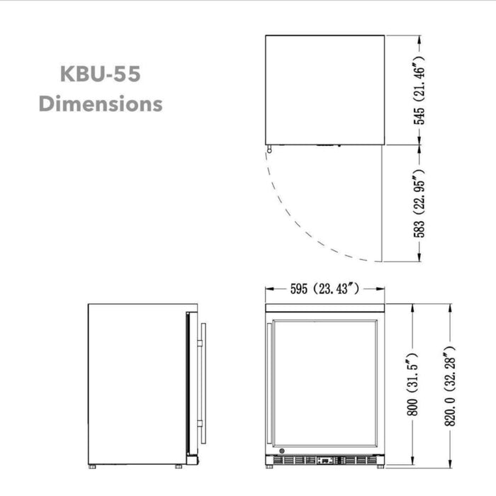 24-Inch Beverage Refrigerator