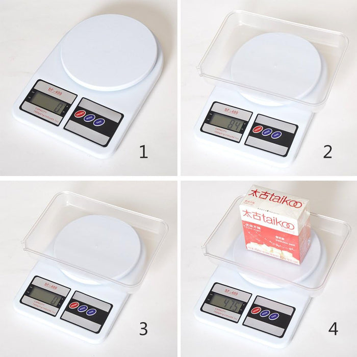 7000g/1g Digital Food Kitchen Scale Pocket Scale with LCD Display for Backing and Cooking