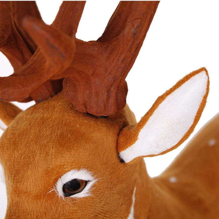 20.1" Craft Christmas Decoration Ornaments Simulation Christmas Reindeer for Home Festival Gift