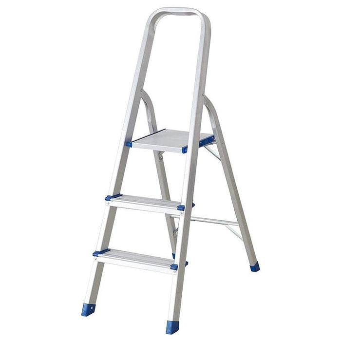 3 Step Ultra Lightweight Step Ladder 220lbs Capacity Aluminum Folding Stool Home Kitchen