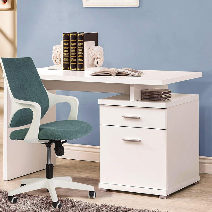 Height Adjustable Swivel Ergonomic Office Desk Chair with Cuddle Back and Padded Seat