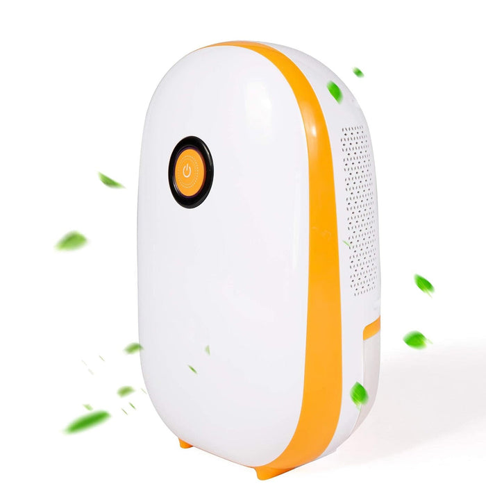 37oz Quiet Portable Small Dehumidifier for Home with Auto Shut-off, Up to 430 Sq.ft, Orange