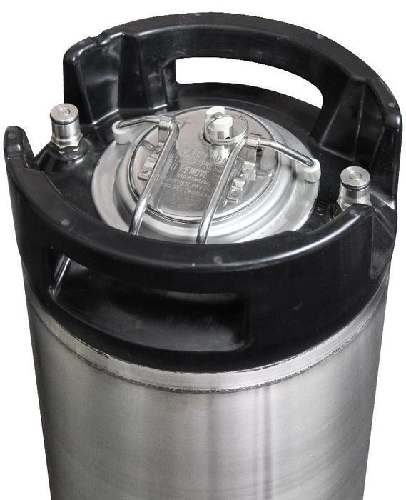 5 Gallon Ball Lock Keg with Rubber Handle