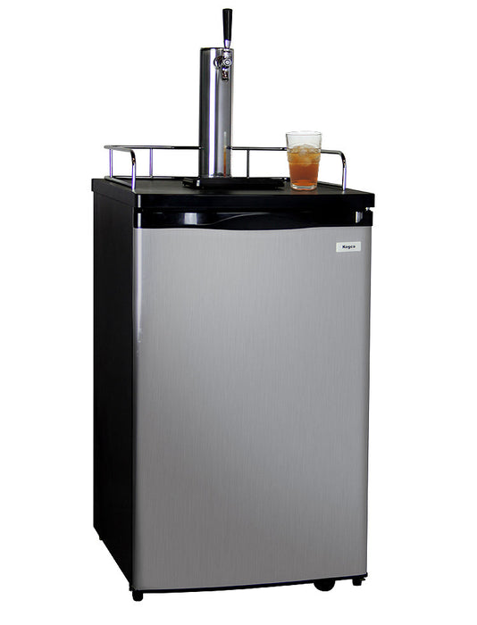 20" Wide Kombucha Single Tap Stainless Steel Kegerator