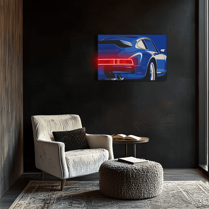 Car light up sign, Car neon light sign, Car wall art lighted, Car led wall decor, Car led sign, Garage neon sign, Neon painting art For Man - UvCar29