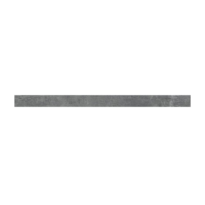 Kingsdown Gray 0.26" Thick x 1.177" Wide x 94" Length Luxury Vinyl End Cap Molding-MSI Everlife