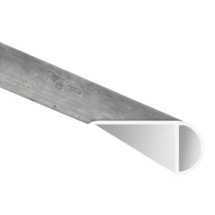 Kingsdown Gray 0.75" Thick x 2.75". Wide x 94" Length Luxury Vinyl Stair Nose Molding-MSI EverLife