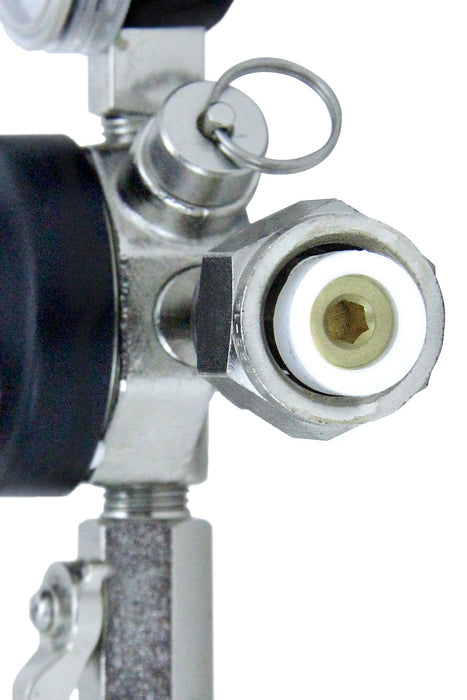 Commercial Grade Single Gauge CO2 Regulator