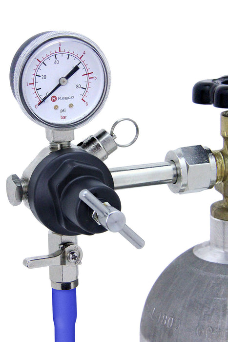 Commercial Grade Single Gauge CO2 Regulator