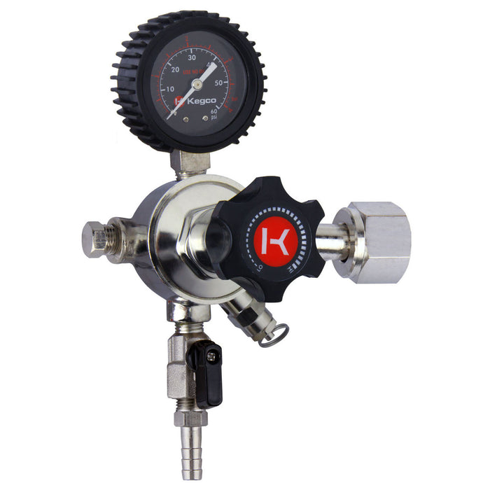 Commercial Grade Single Gauge Primary CO2 Regulator