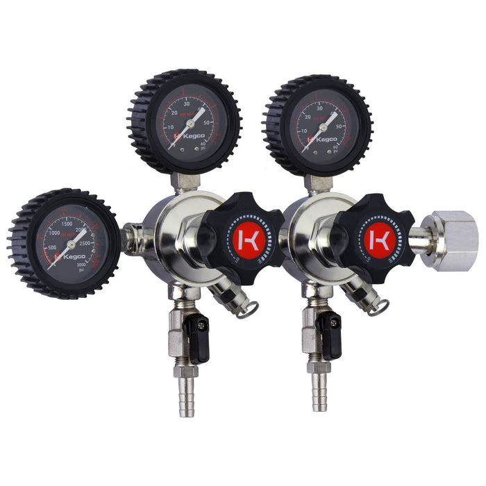 Elite Series Dual Body CO2 Draft Beer Regulator