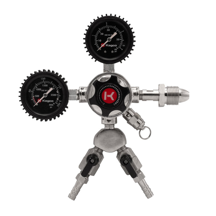 Elite Series Double Gauge Two Product Nitrogen Regulator