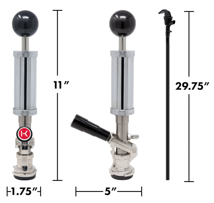 4" Keg Pump with Lever Handle for D System Kegs