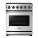 THOR Kitchen Package - 30" Propane Gas Range, Range Hood, Refrigerator with Water and Ice Dispenser, Dishwasher, Wine Cooler, AP-LRG3001ULP-11