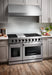THOR Kitchen Package - 48" Propane Gas Range, Range Hood and Microwave, AP-LRG4807ULP-5