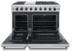 THOR Kitchen Package - 48" Propane Gas Range, Range Hood and Microwave, AP-LRG4807ULP-5
