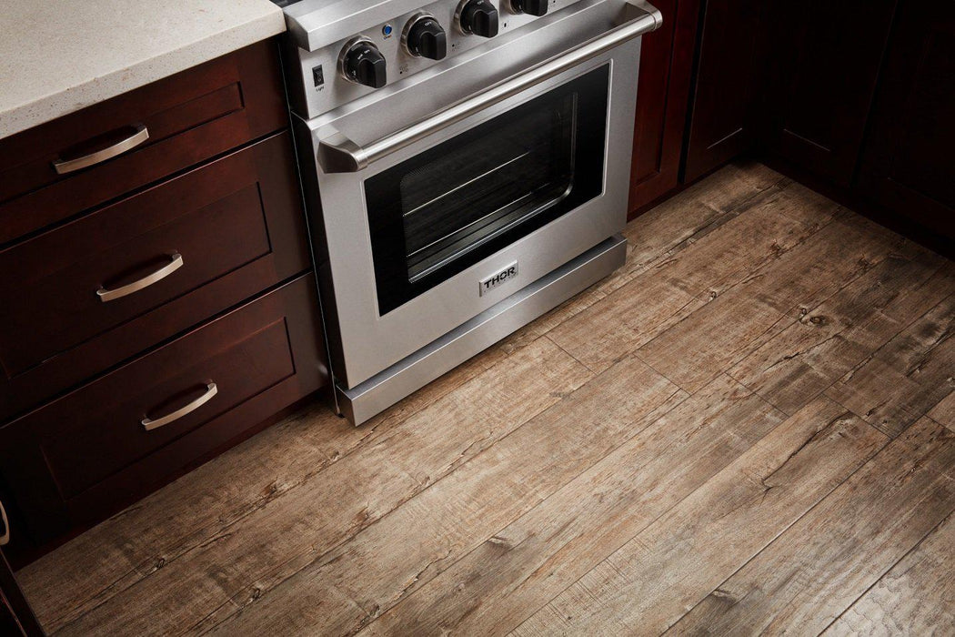 Thor Kitchen 36 in. 6.0 Cu. Ft Professional Natural Gas Range in Stainless Steel, LRG3601U