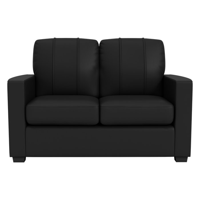 Silver Loveseat with Utah Jazz Global Logo