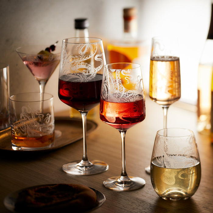 Lucy White Wine Glasses, Set of 2