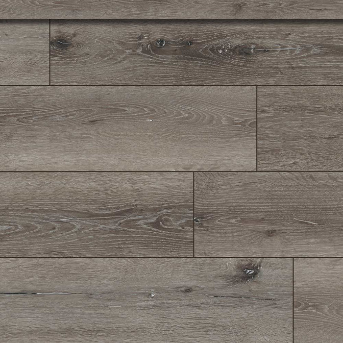 Ludlow/Charcoal Oak 1.25" Thick x 12.01" Wide x 47.24" Length Vinyl Stair Tread Eased Edge - MSI Everlife Collection