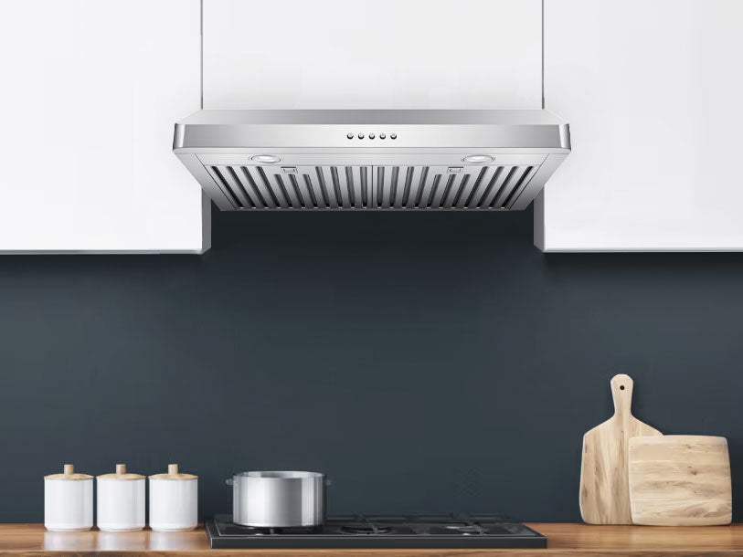 30 Inch 600 CFM Under Cabinet Range Hood - VICTORY Luna