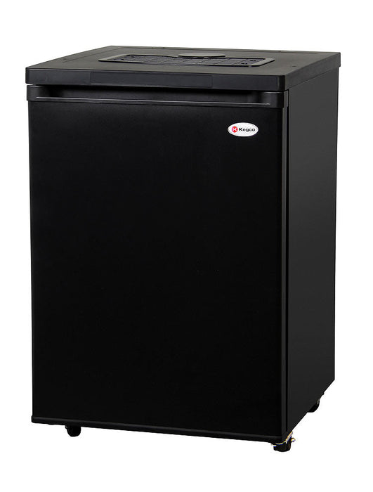 24" Wide Black Kegerator - Cabinet Only