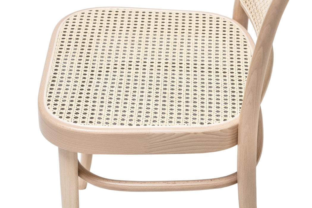 No. 811 Bentwood Chair by Ton-Natural Beech-Cane Seat/Cane Back