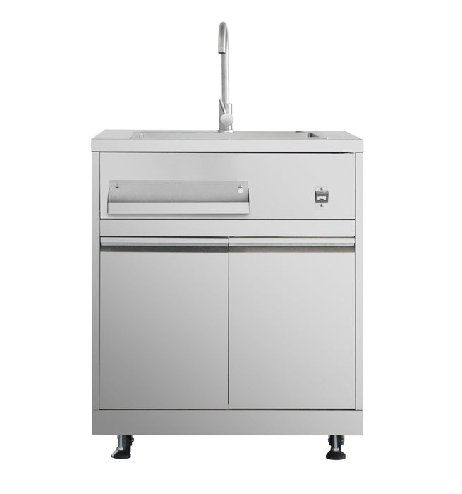 THOR Outdoor Kitchen Package with Propane Gas Grill and Freezer, AP-Outdoor-LP-F-6-A