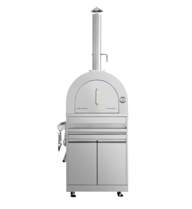 THOR Outdoor Kitchen Package with Propane Gas Grill and Freezer, AP-Outdoor-LP-F-6-B