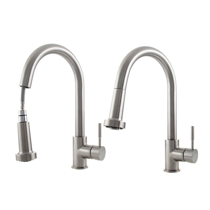 ZLINE Monet Pull Down Single Handle Kitchen Faucet in Brushed Nickel (MON-KF-BN)