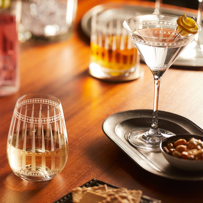 Marrakech Stemless Wine Glasses, Set of 2