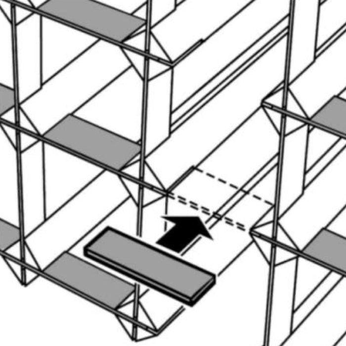 Wine Rack System Horizontal Connector Piece