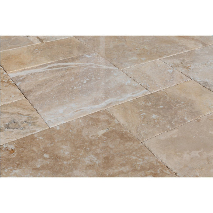 Mina Rustic Antique Pattern Brushed, Chiseled, and Partially Filled - Full Truckload