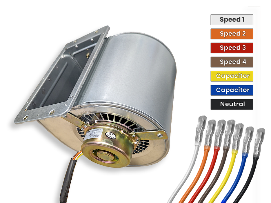 4-Speed Metal Blower 600 CFM for VICTORY Hoods