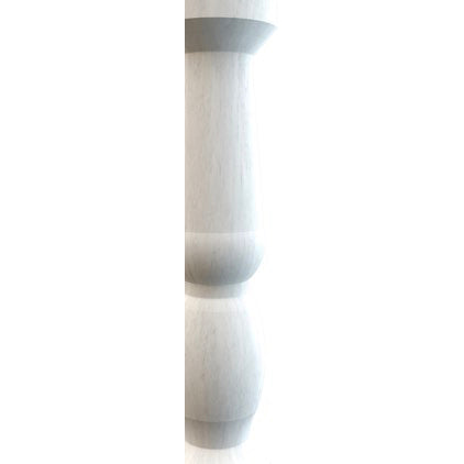 Mugla White Marble Balustrade Hand-carved from Solid Marble Block (SET of 4)