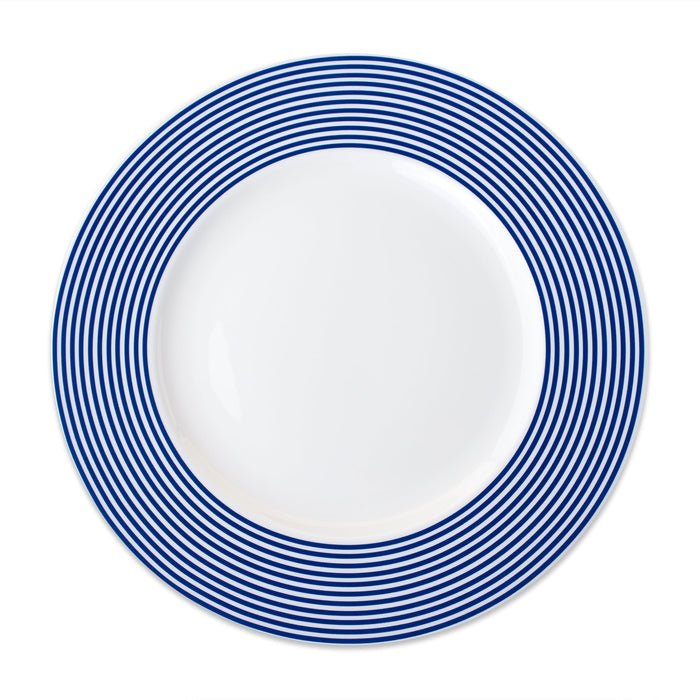 Newport Stripe Rimmed Dinner Plate