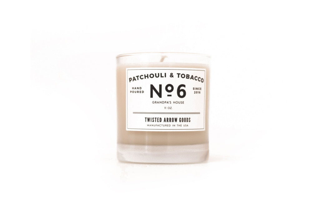 Patchouli & Tobacco No.6 Soy Candle