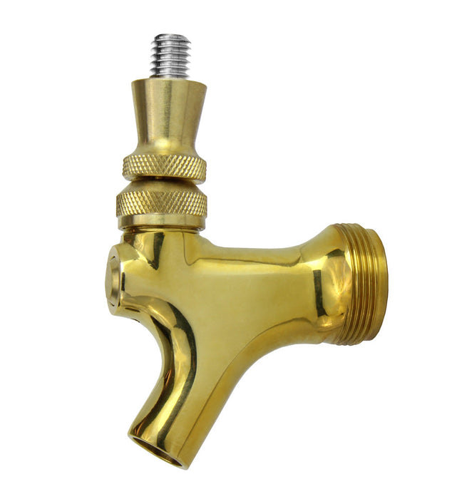 PVD Brass Plated Stainless Steel Beer Faucet with Stainless Steel Lever