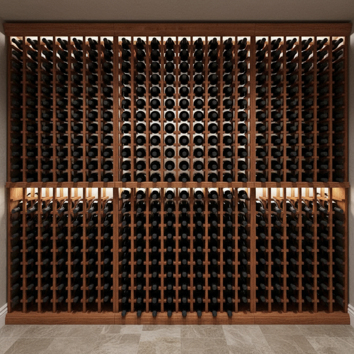 Wine Rack Kit 10 Column Modular Standard Bottle 7ft Racking Storage