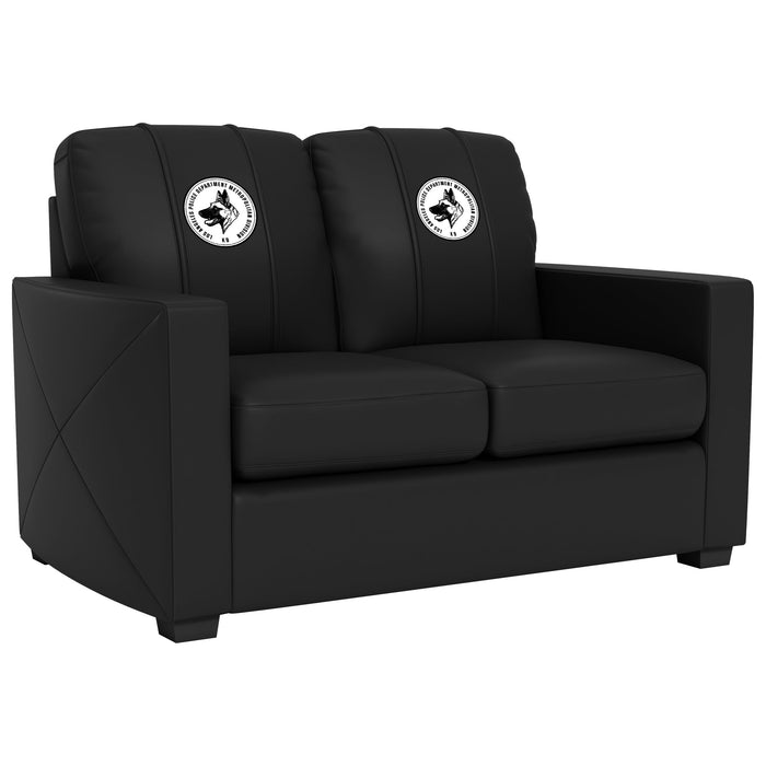 Silver Loveseat with LAPD K9 Primary